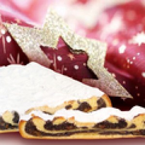  - Mohnstriezel Stück (ca. 250 Gramm) Stollen